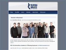 Tablet Screenshot of burba-brass.net